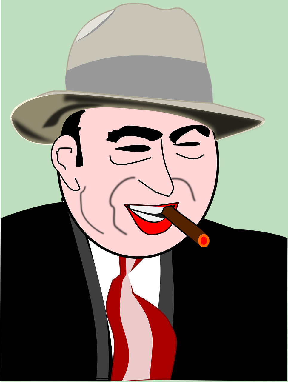 This image shows Al Capone as a possible individual to replace JD Vance as a Trump running mate in the 2024 election