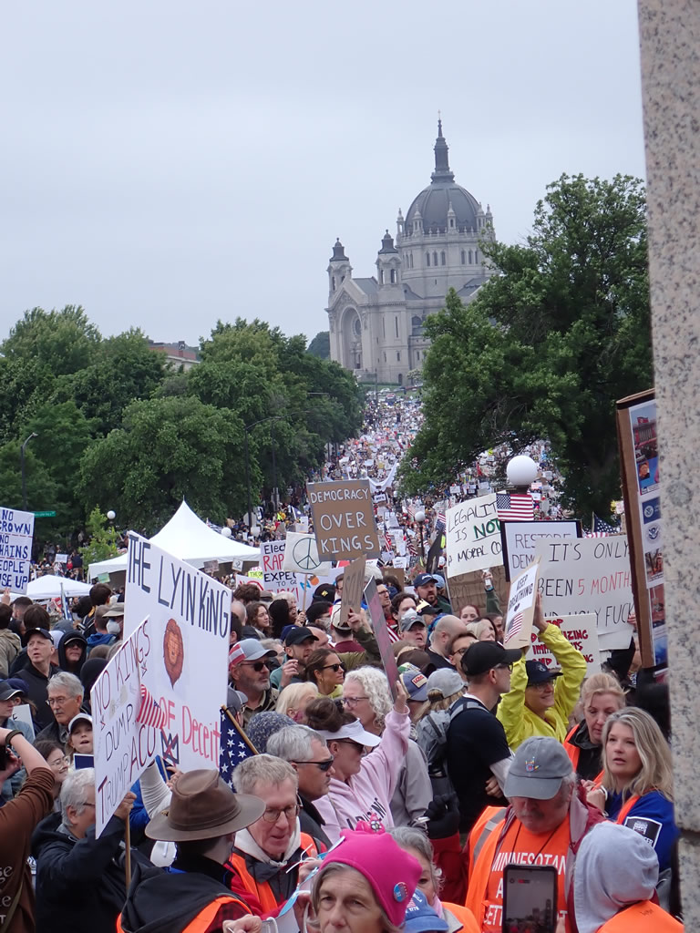 No Kings rally in St. Paul Minnesota 
