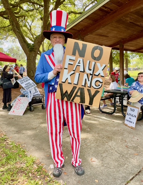 No Kings demonstration in Gainesville, Florida