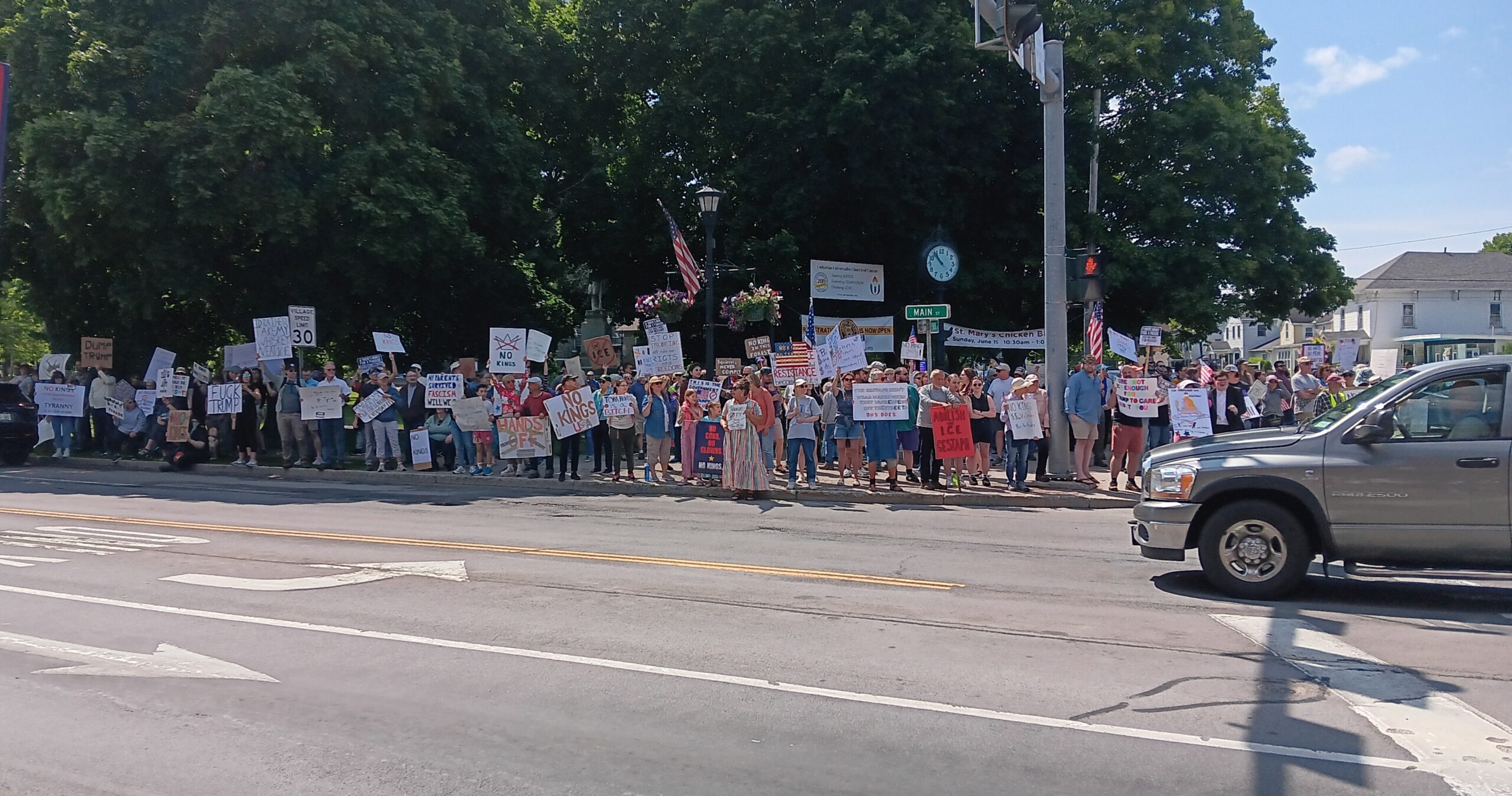 No Kings demonstrations in Canton NY