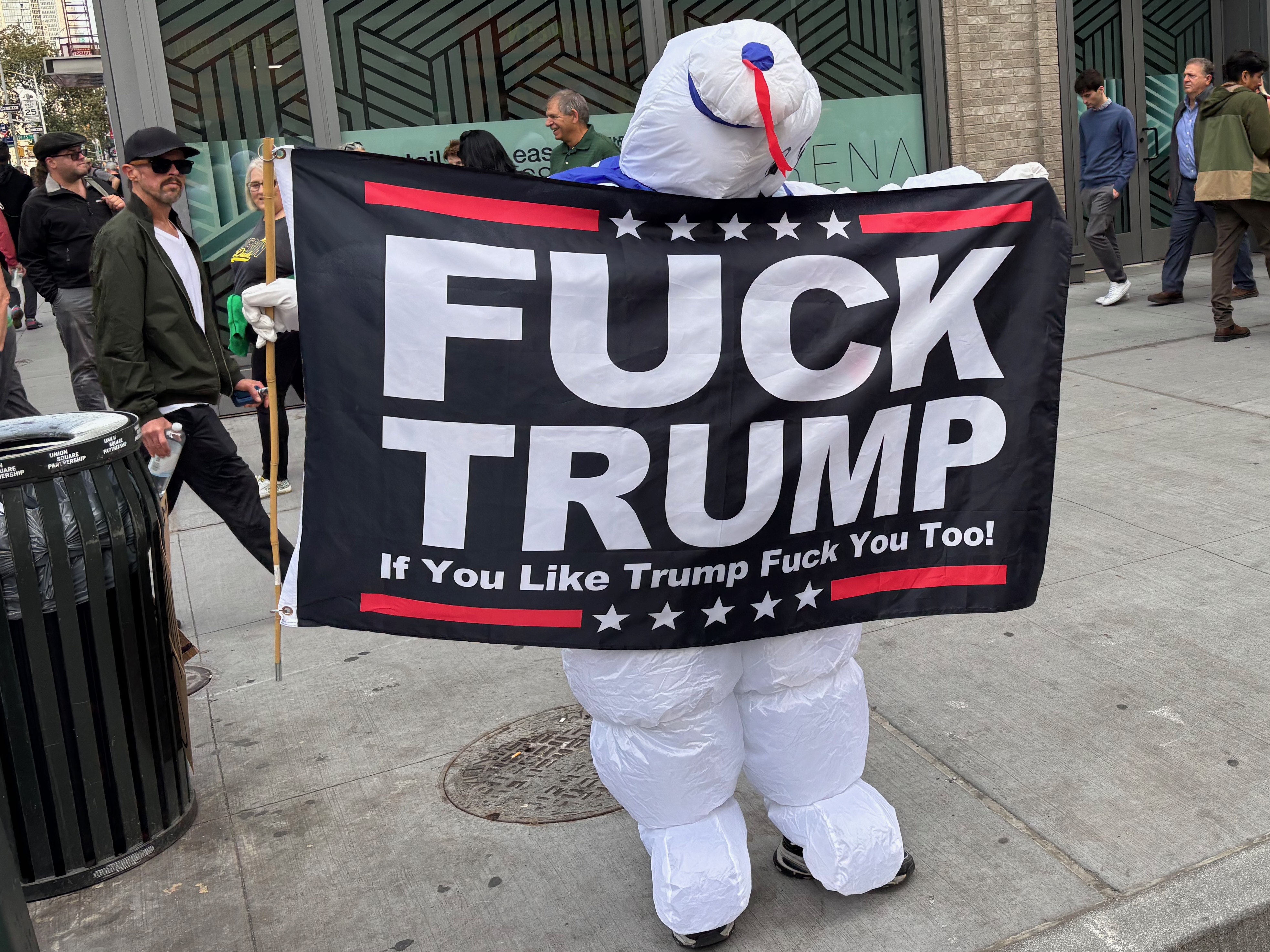 No Kings demonstration. NYC October 18