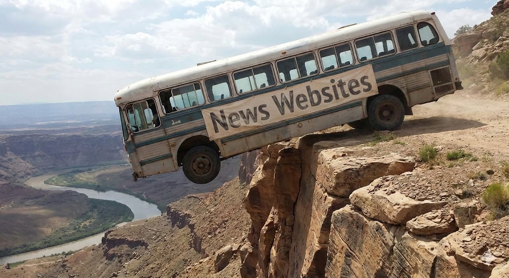 Traffic is going off a cliff to news websites