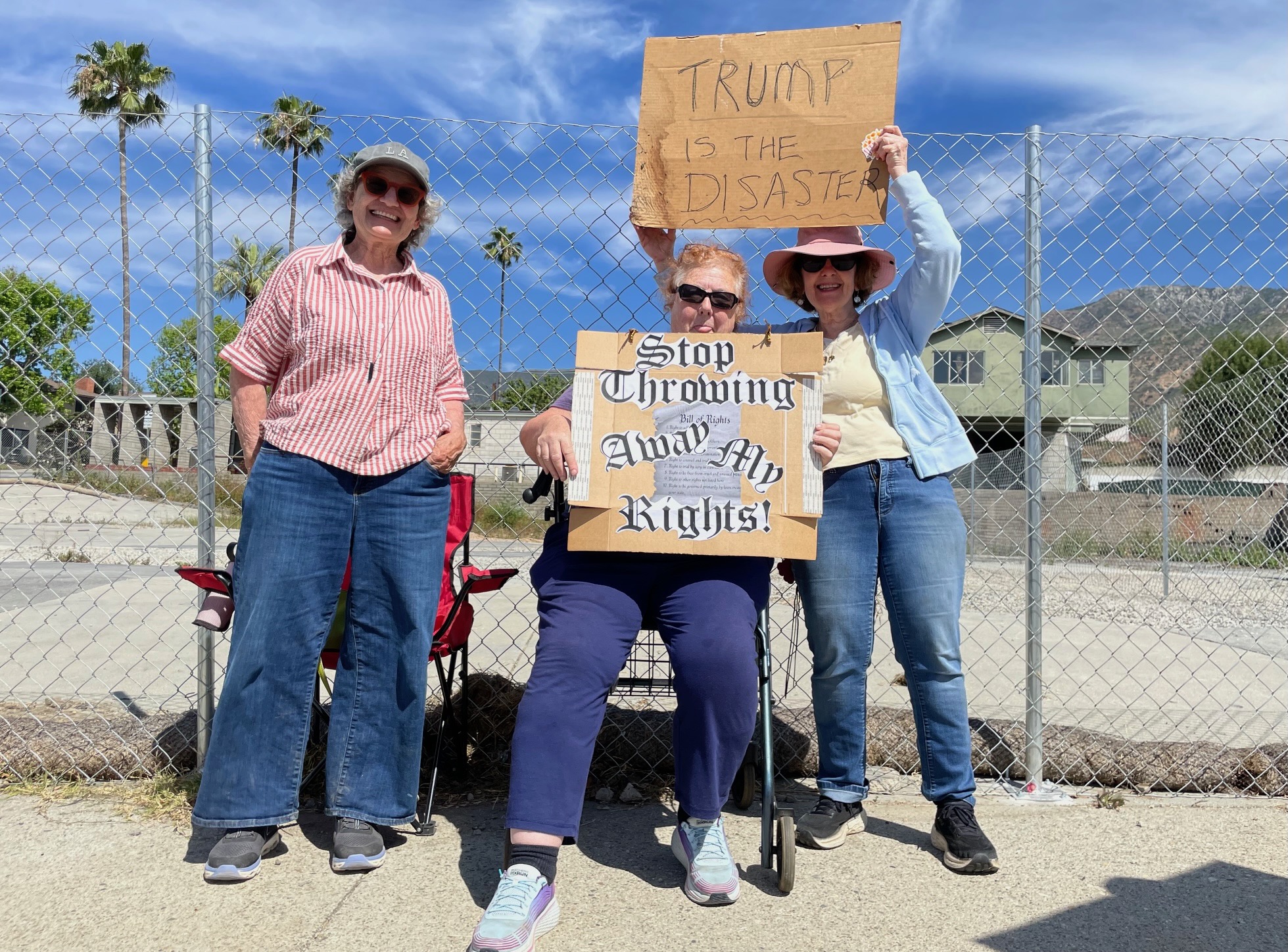 Altadena CA No King demonstrations March 2026