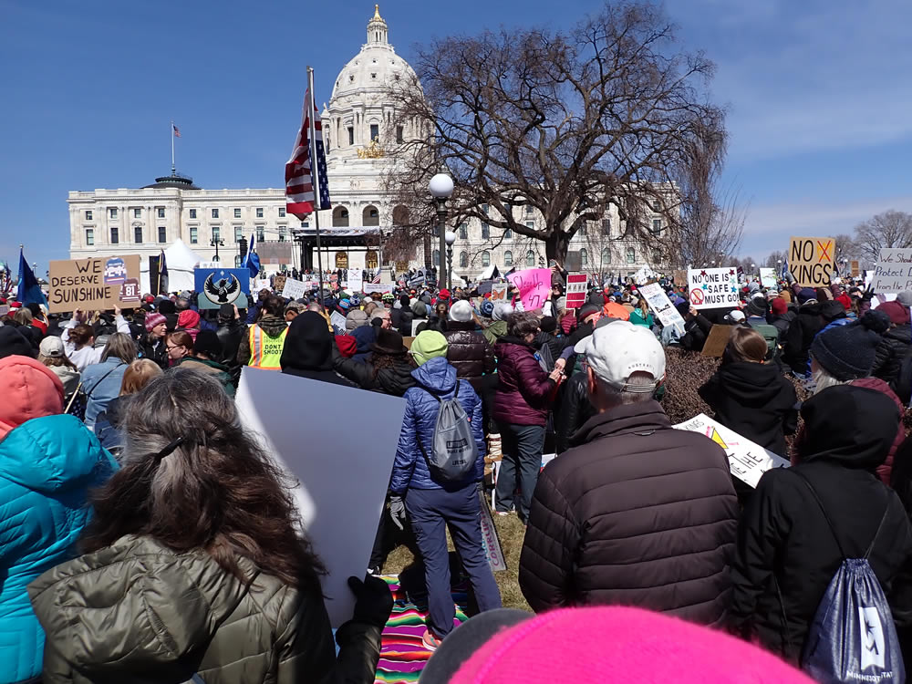 Minneapolis No Kings demonstration
